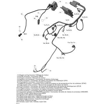 10- Engine Harness Outlander 800EFI