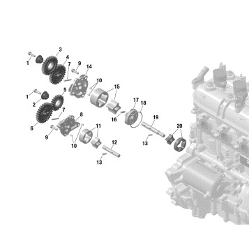 01- ROTAX - Oil Pump