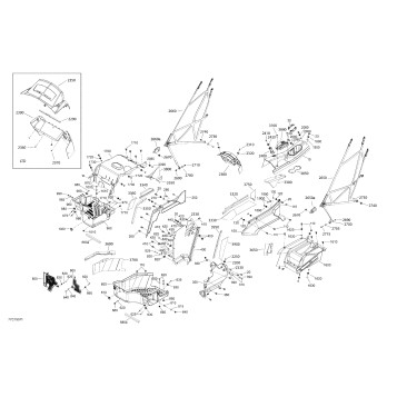 09- Cab Interior Commander - Lower Section