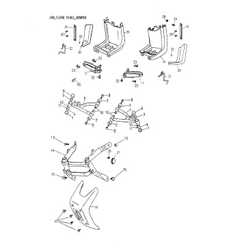 09- Arm, Foot Rest, Bumper