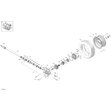 08- Final Drive,  Rear Wheel - Propeller Shaft
