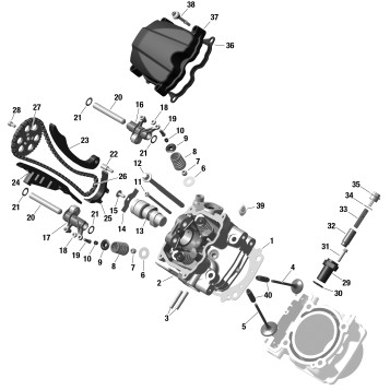 01- ROTAX - Front Cylinder Head