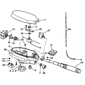 STEERING HOUSING GROUP / HAND STEERING MODEL