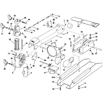 BOW ARM AND DECK BRACKET GROUP (