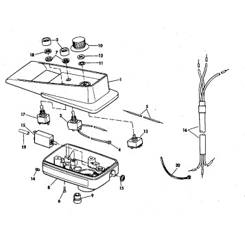 STEERING HOUSING GROUP/HAND STEERING MODEL