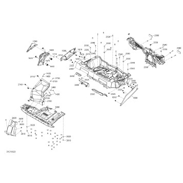 09- Body Maverick Trail - 800 - Red  -  Rear Section