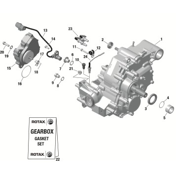 01- ROTAX - GEARBOX ASSY