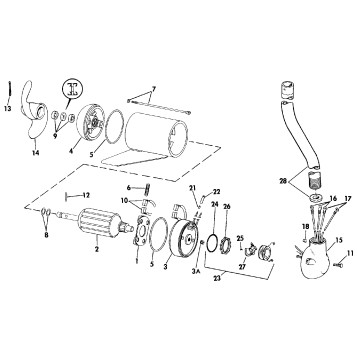 MOTOR AND ADAPTER GROUP / 12 VOLT