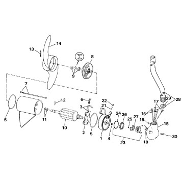 MOTOR AND ADAPTER  GROUP/12 VOLT (