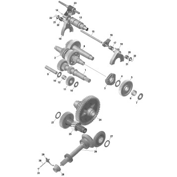 01- Rotax - Gear Box 2 - 509