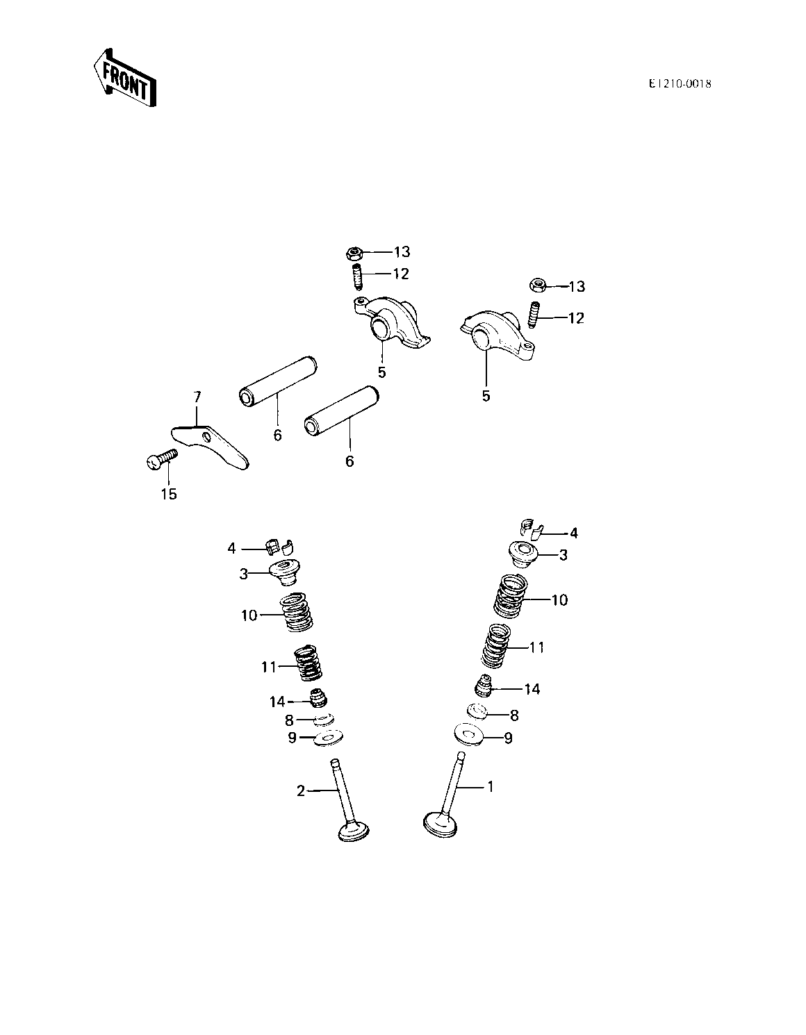 ROCKER ARMS/VALVES ('83 A2)