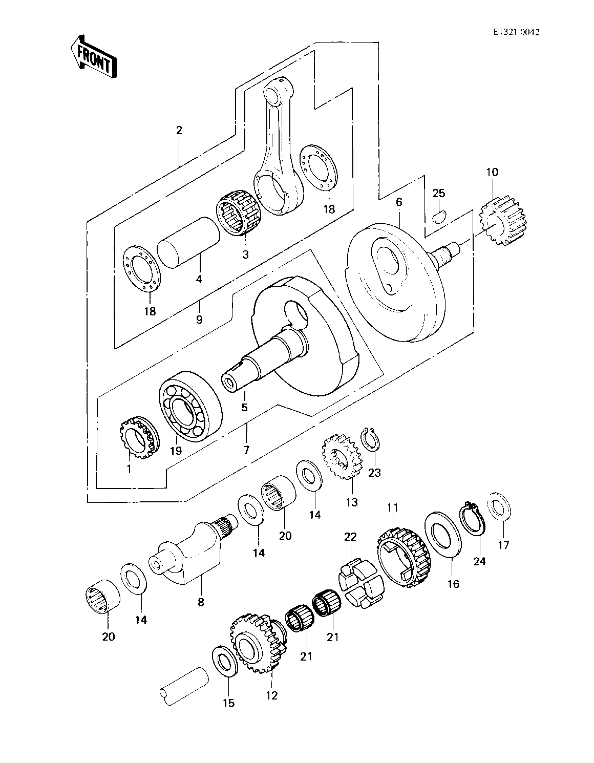 CRANKSHAFT/BALANCER ('83 A2)