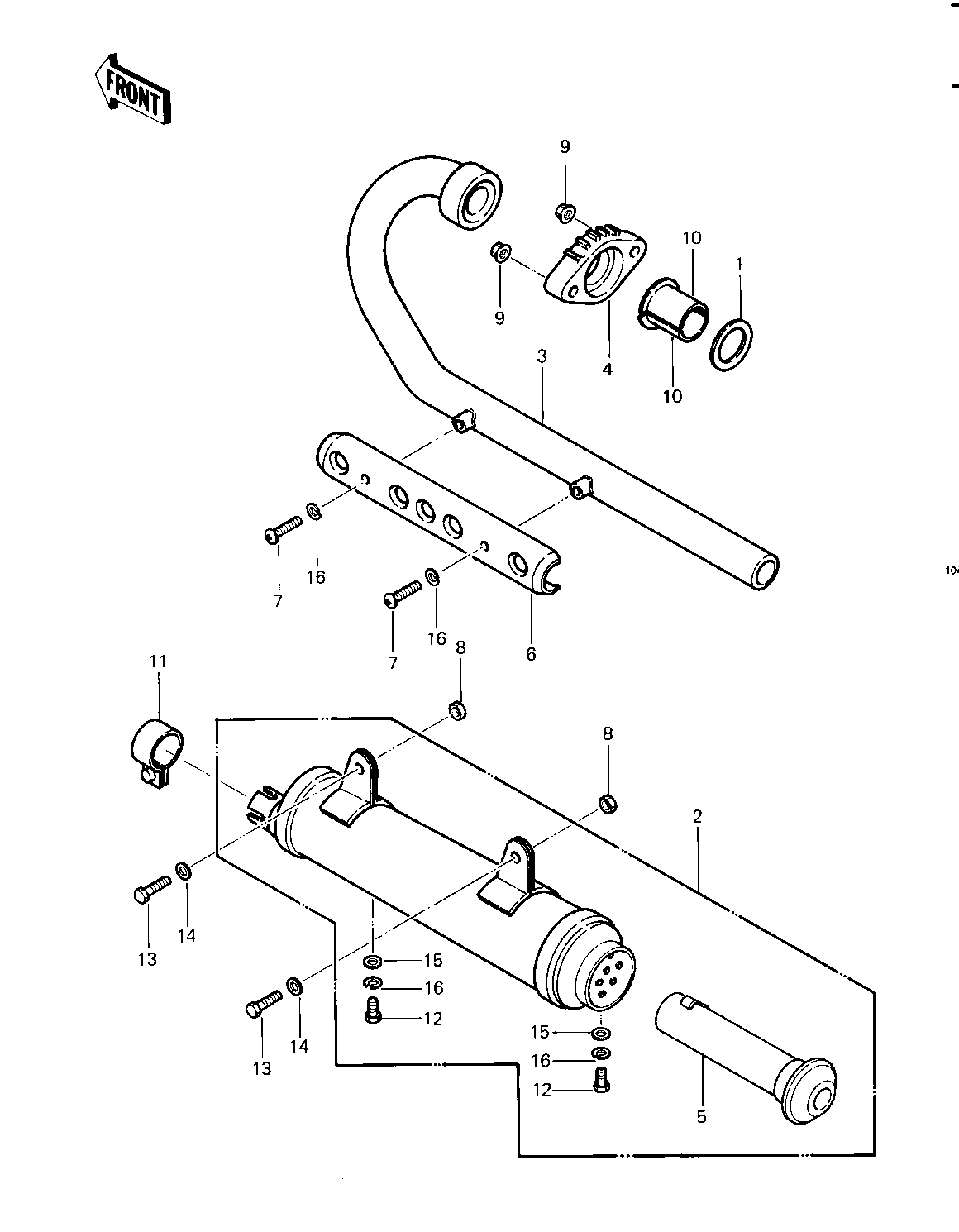 MUFFLER ('83 A2)