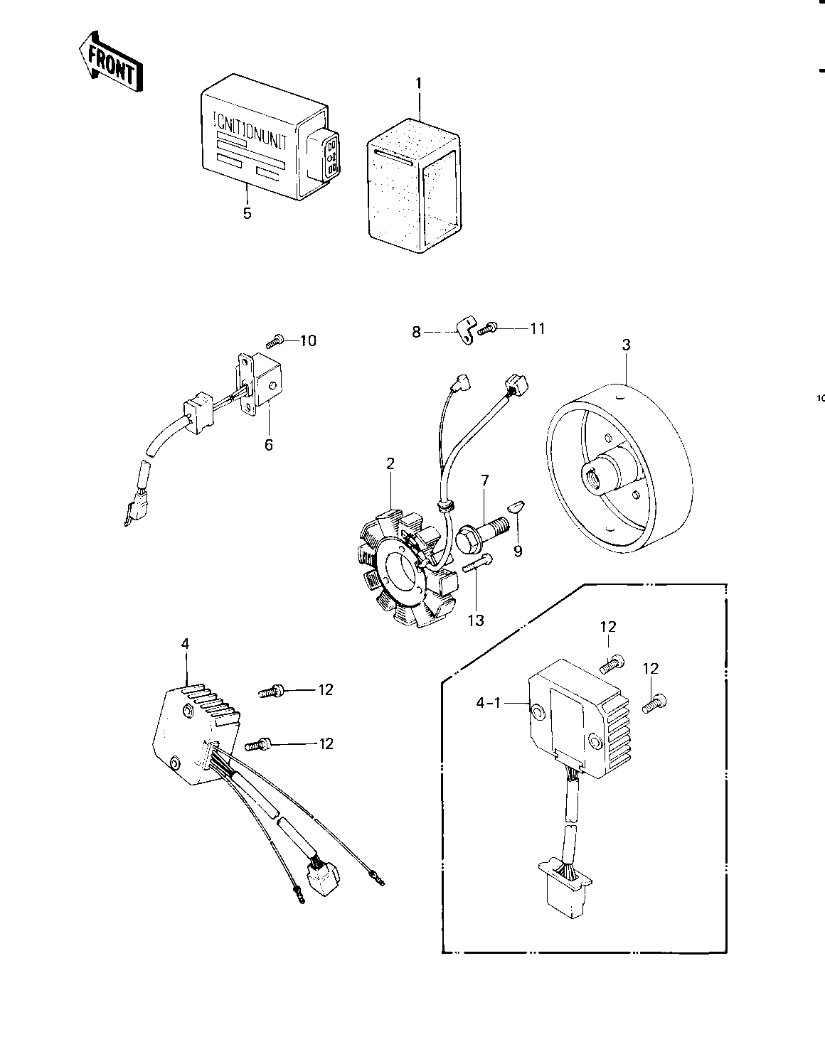 IGNITION/GENERATOR/REGULATOR ('83 A2)