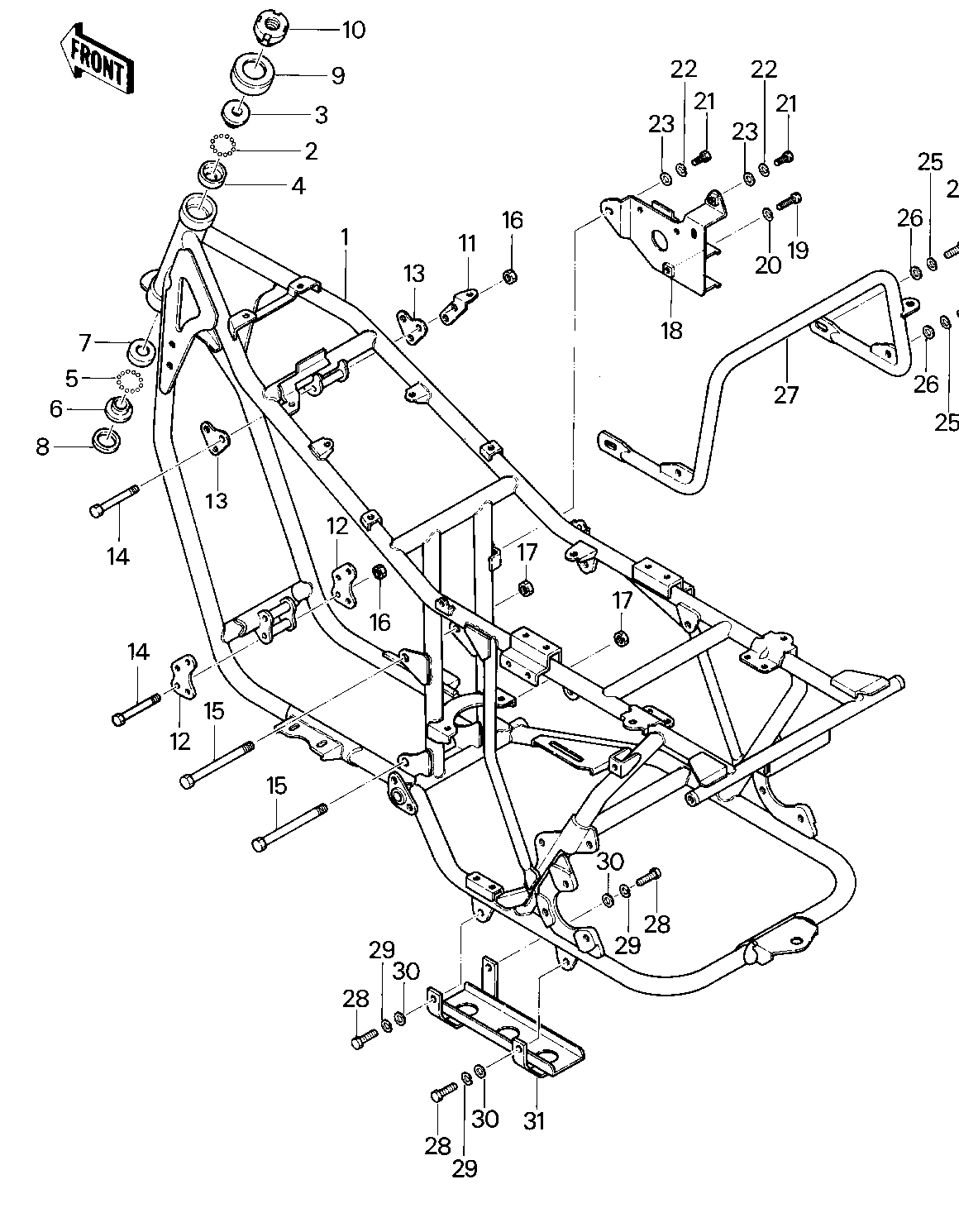 FRAME/FRAME FITTINGS ('83 A2)