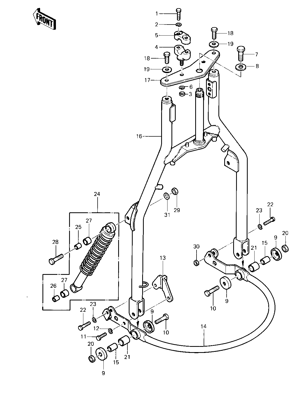 FRONT FORK ('83 A2)