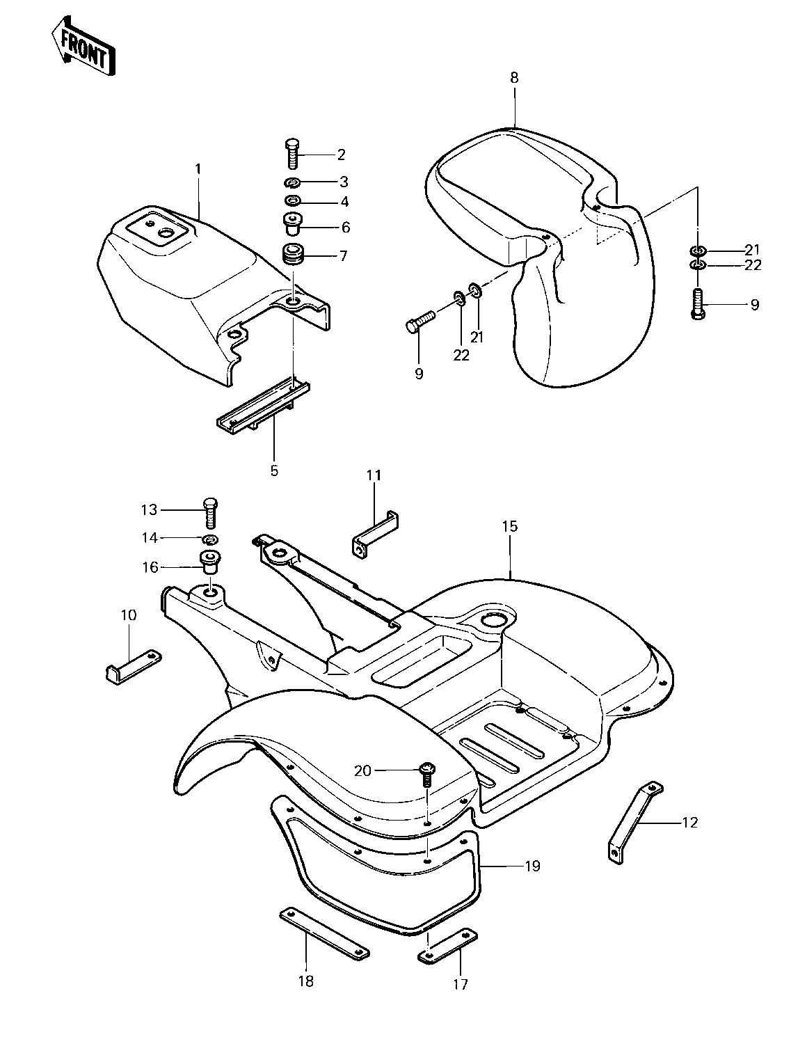 FENDERS/COVER ('83 A2)