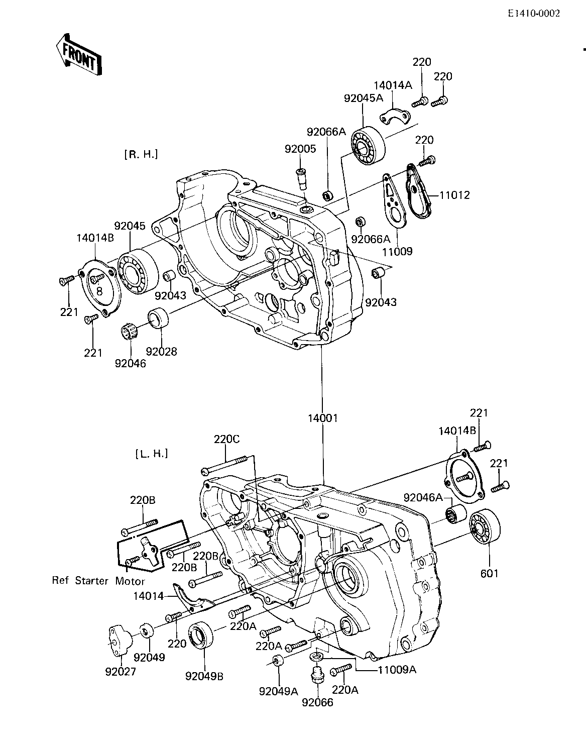 CRANKCASE ('81 D2)