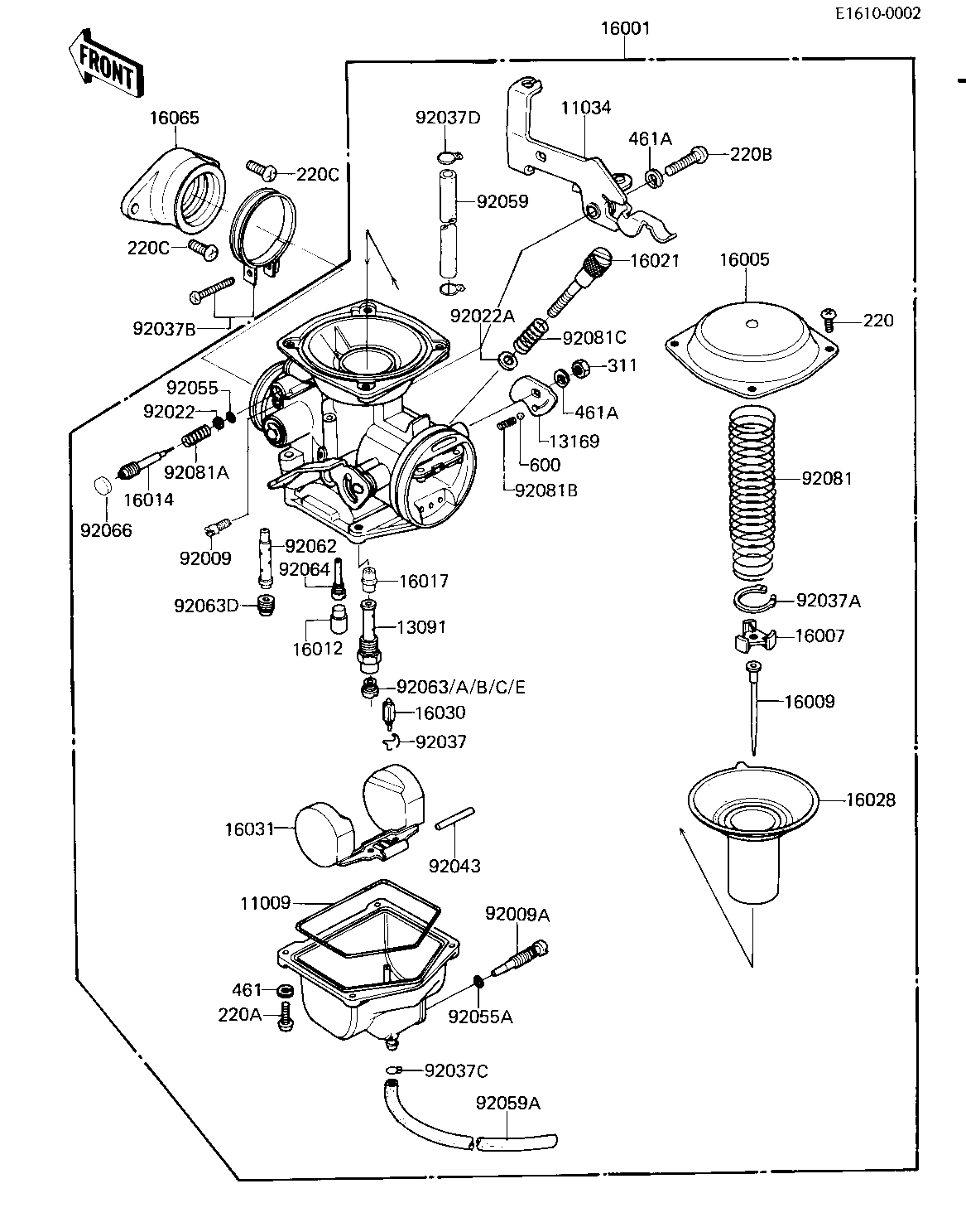 CARBURETOR ('81 D2)