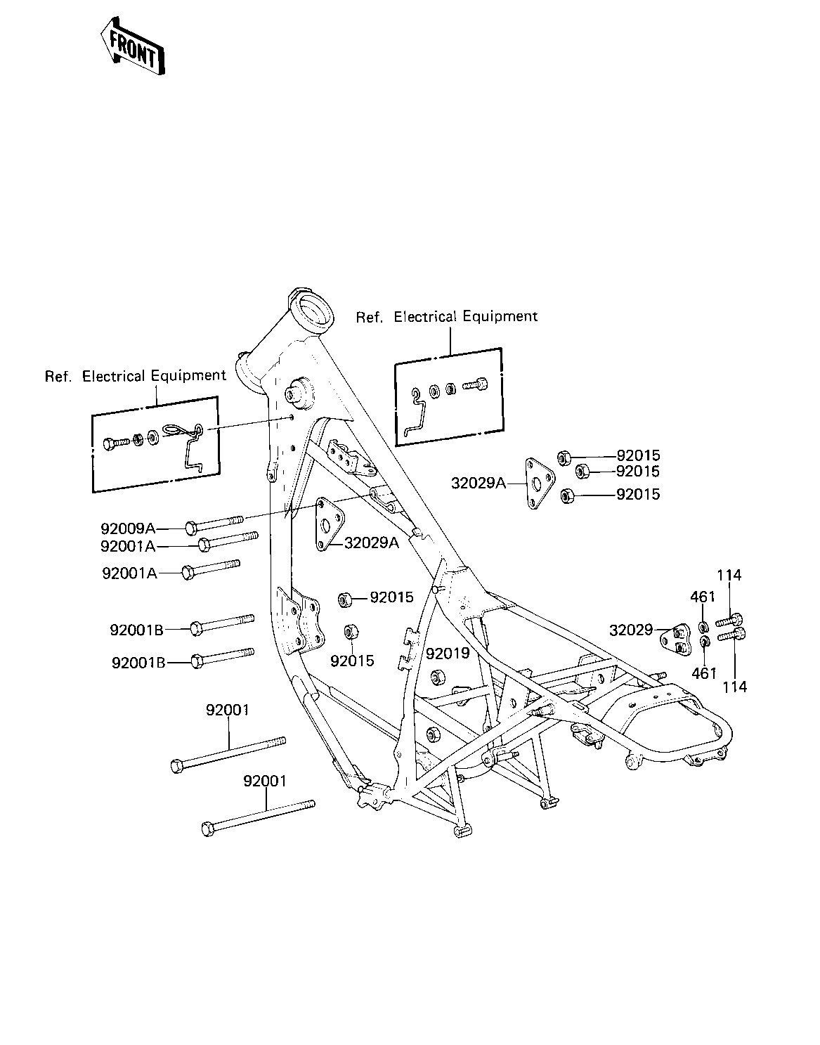 FRAME FITTINGS ('81 D2)