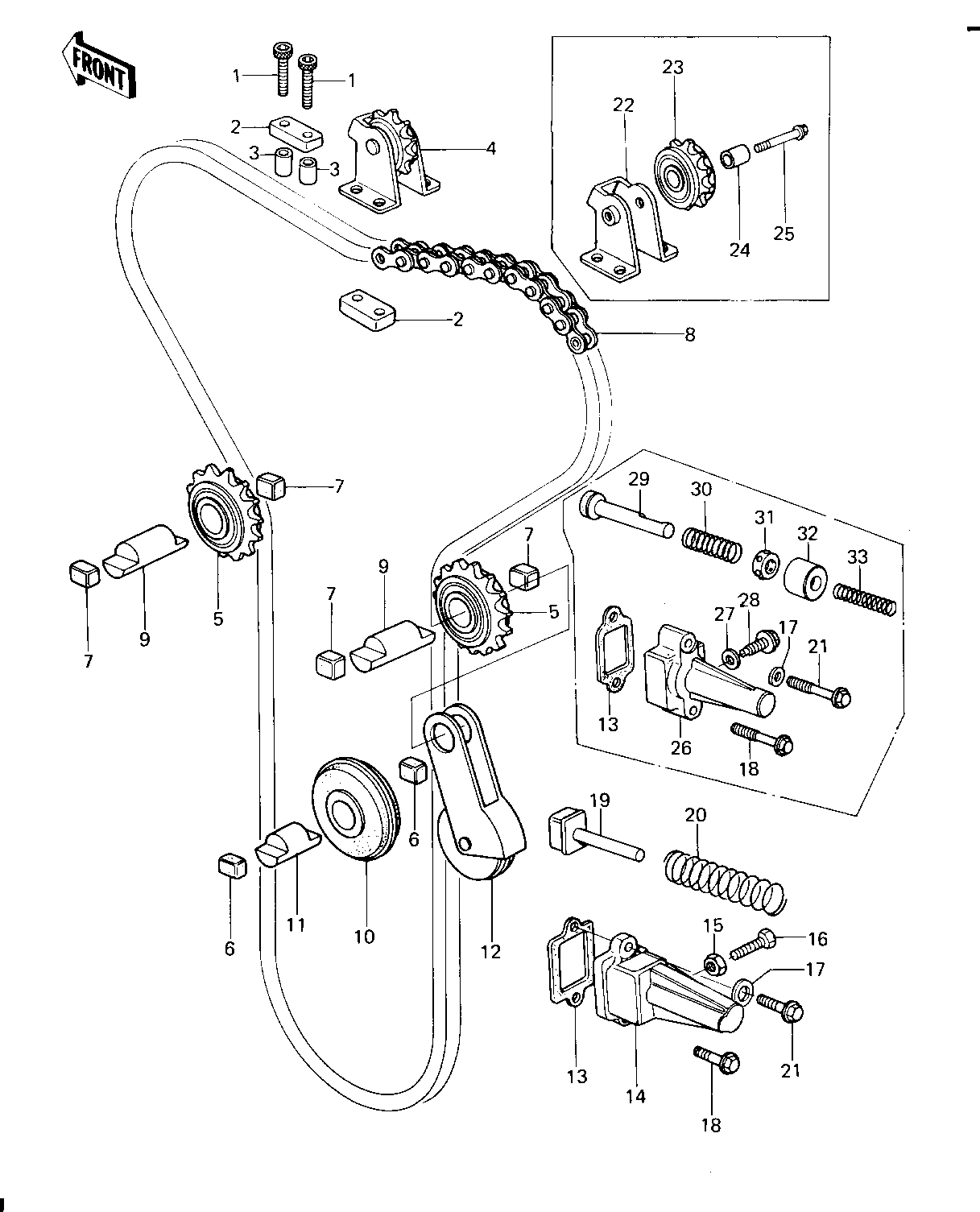 CAM CHAIN/TENSIONER