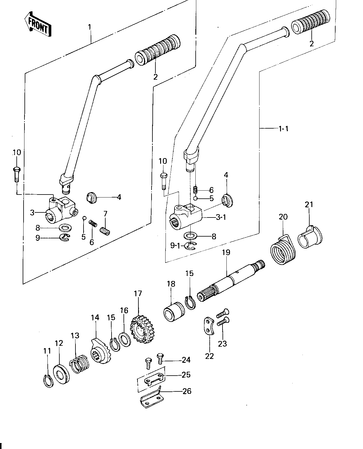 KICKSTARTER MECHANISM