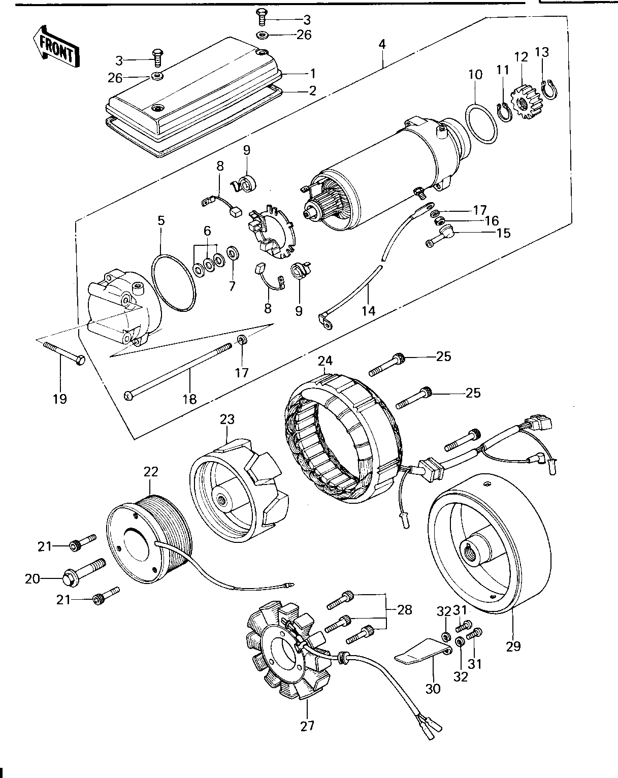 GENERATOR/STARTER MOTOR