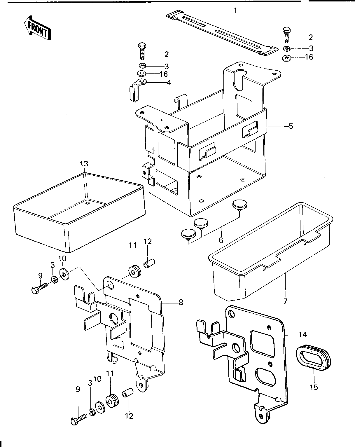 BATTERY CASE/TOOL CASE