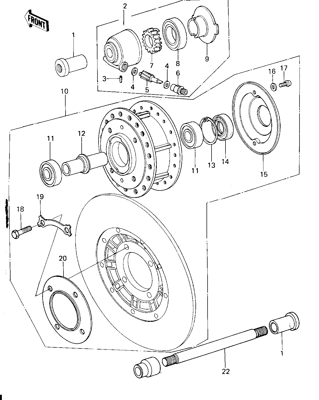FRONT HUB