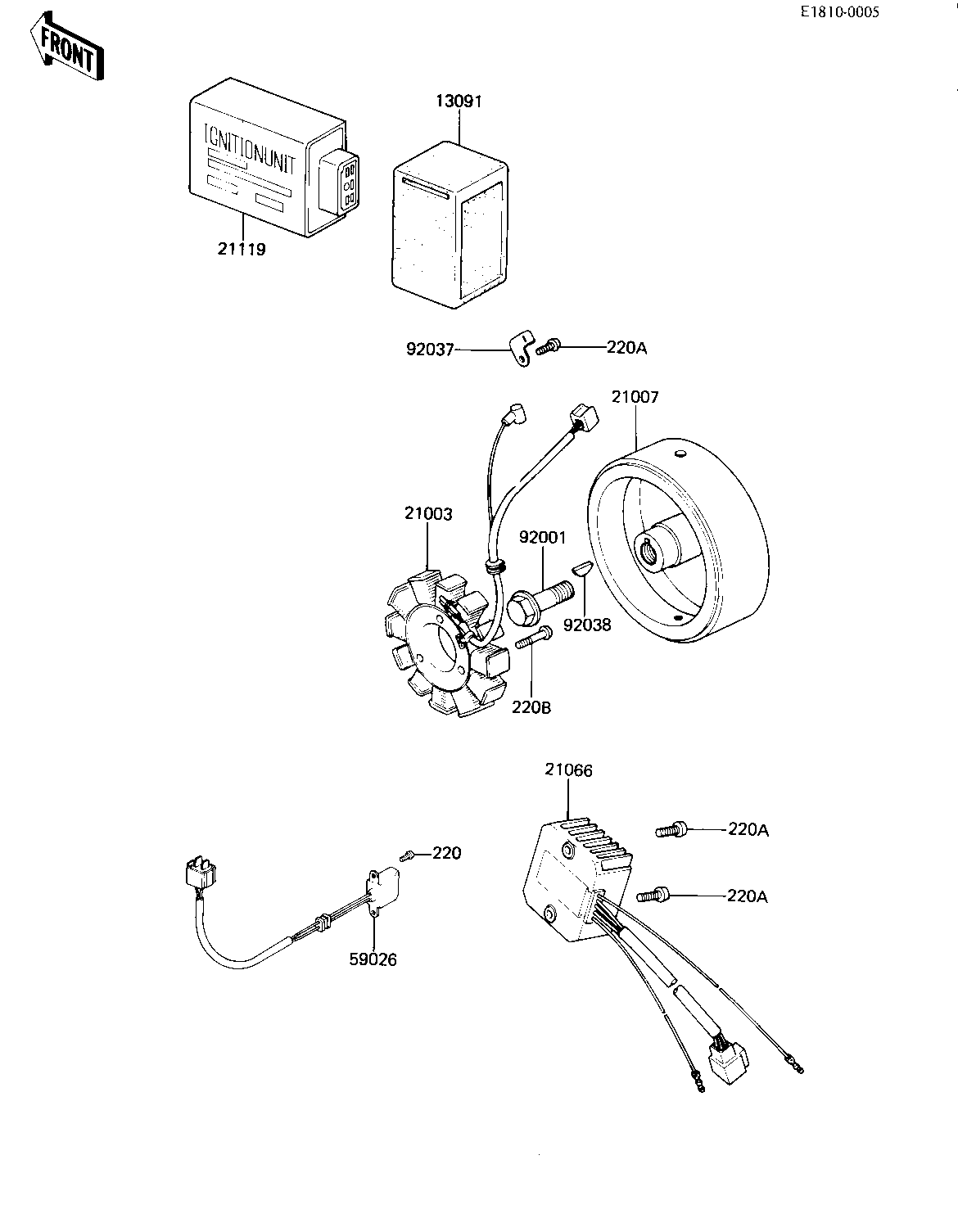 IGNITION/GENERATOR/REGULATOR