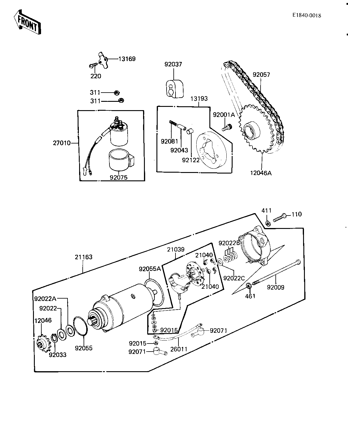 STARTER MOTOR/STARTER CLUTCH
