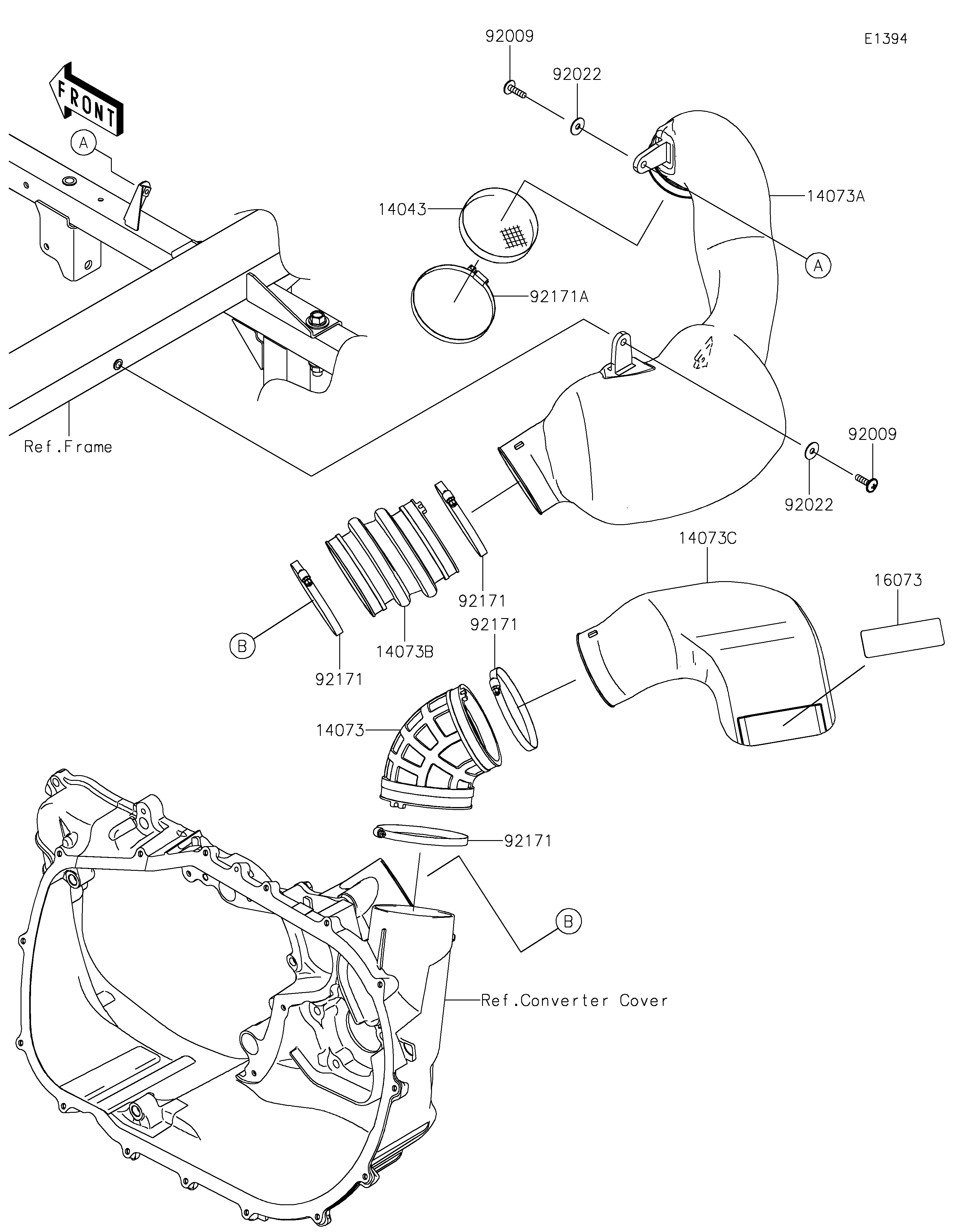 Air Cleaner-Belt Converter